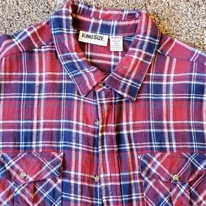 Plaid Flannel Shirt *TALL SIZE*